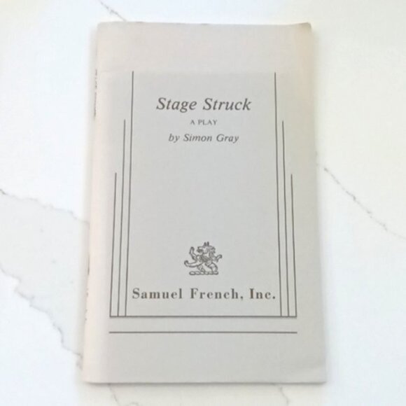 Paperback PLAY 'Stage Struck' a Play by Simon Gray Samuel French, Inc. 1981 - Picture 1 of 4